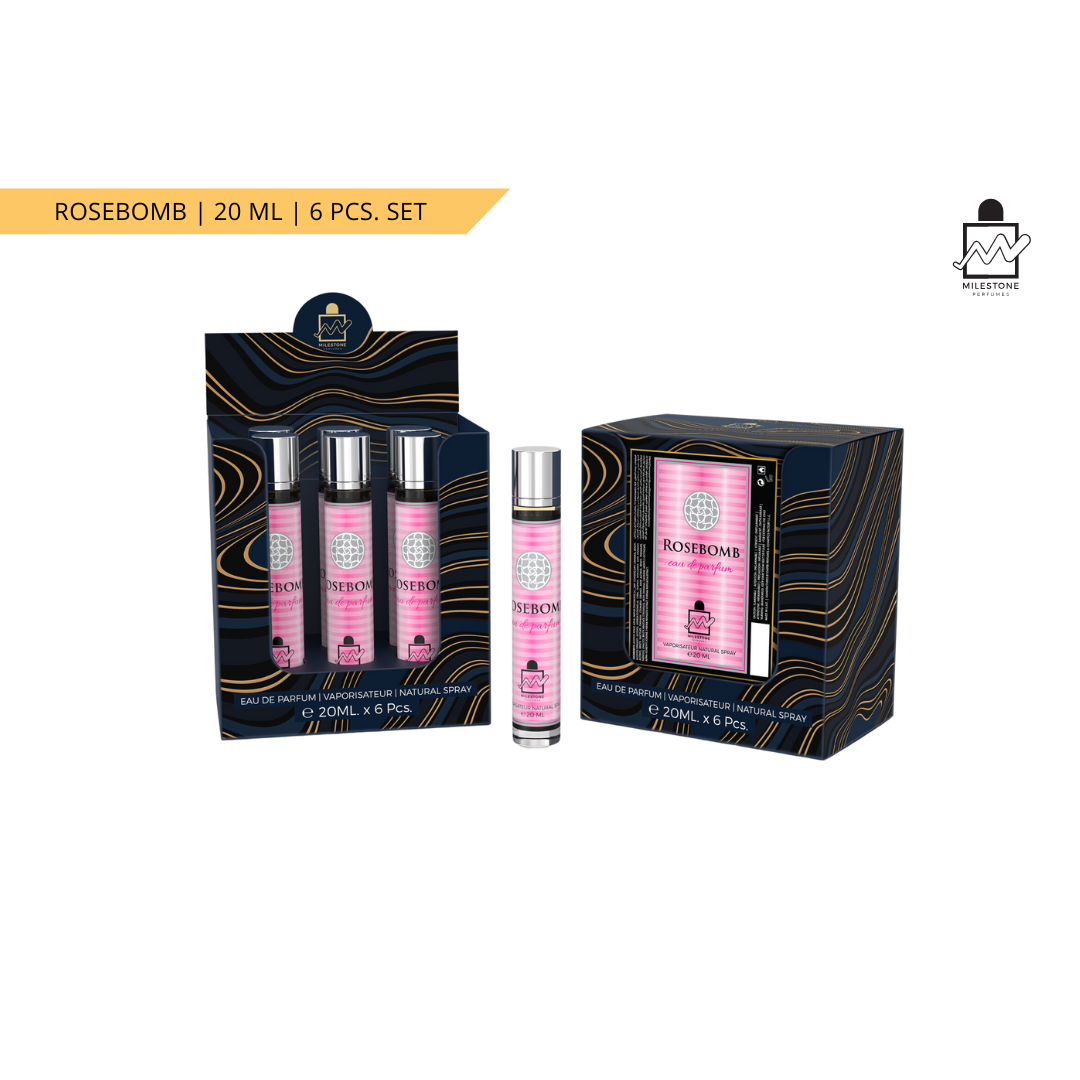 Milestone Rosebomb – Portable Travel Mini Floral Perfume 20ML