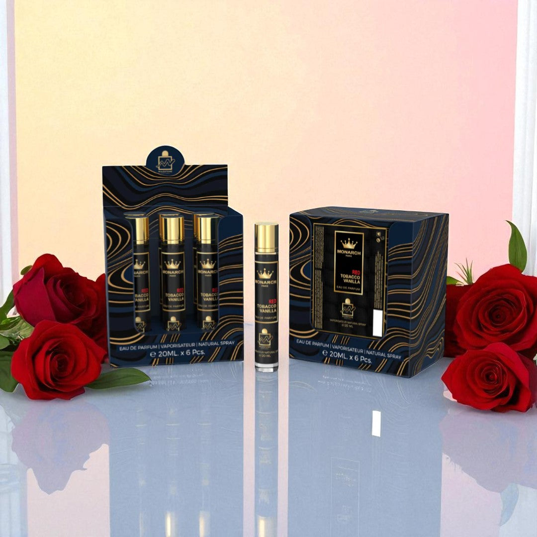 Milestone Red Tobacco Vanilla Eau De Parfum 5x 20ml Plus 1 Free Tester