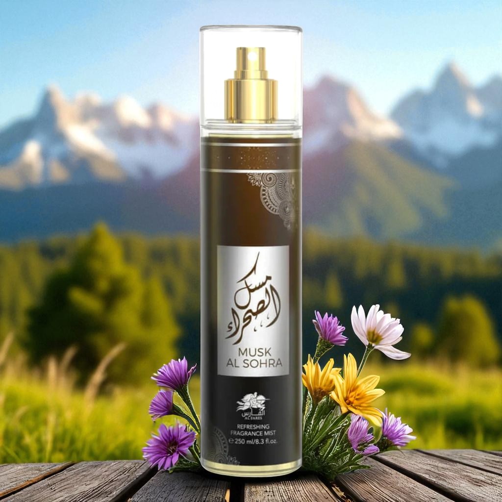 Al Fares Musk Al Sohra Body Mist 250ML 3 Pack