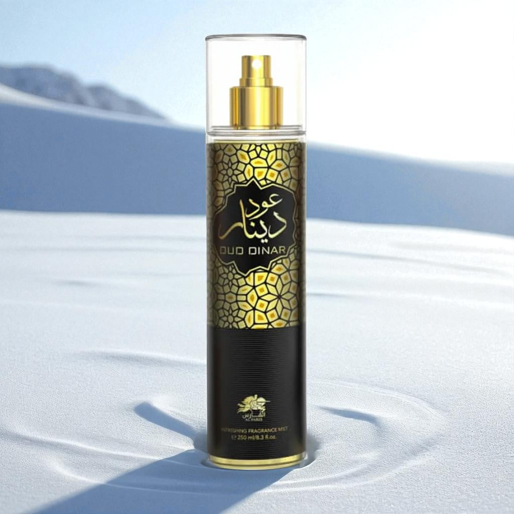 Al Fares Oud Dinar Body Mist 250ML 3 Pack