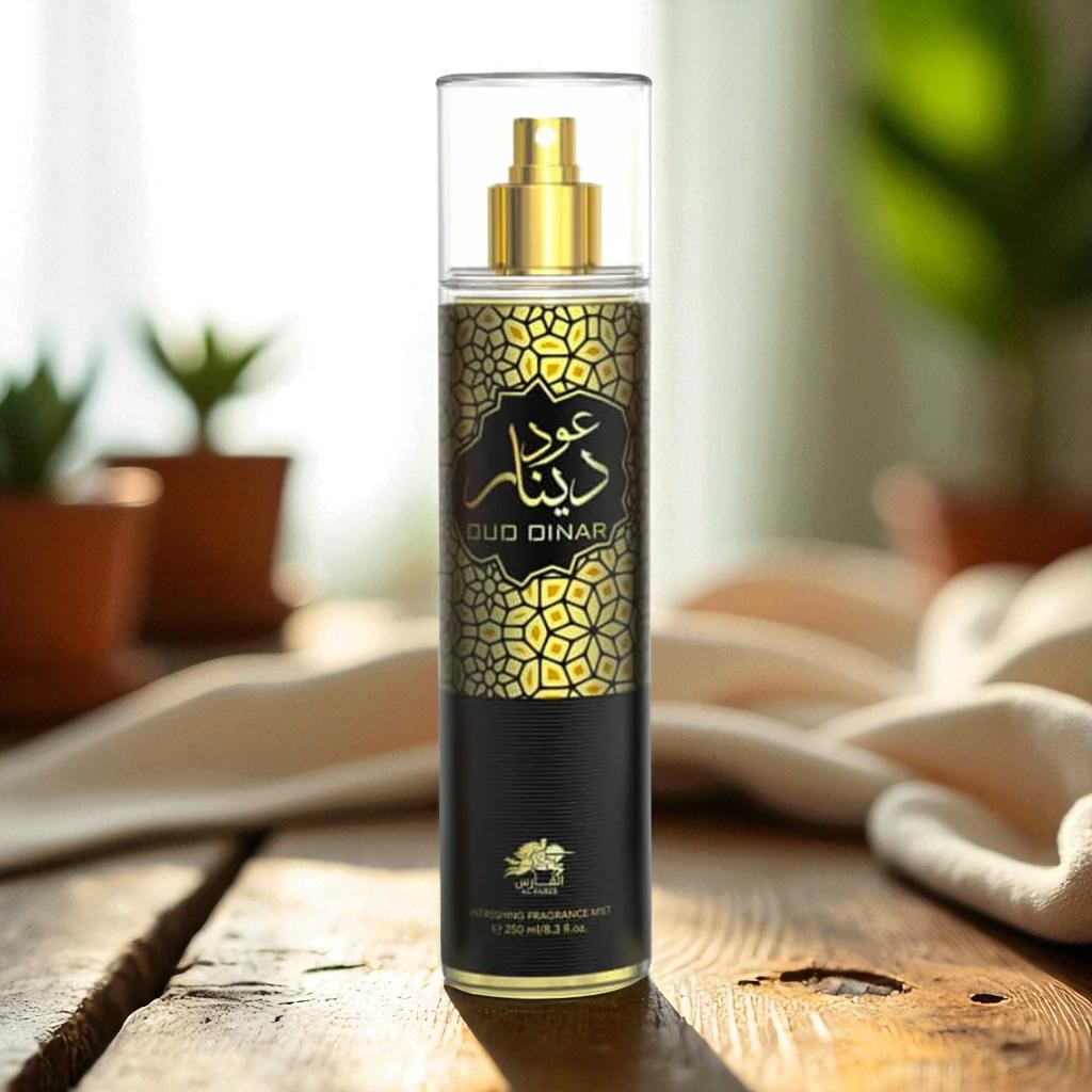 Al Fares Oud Dinar Body Mist 250ML 3 Pack