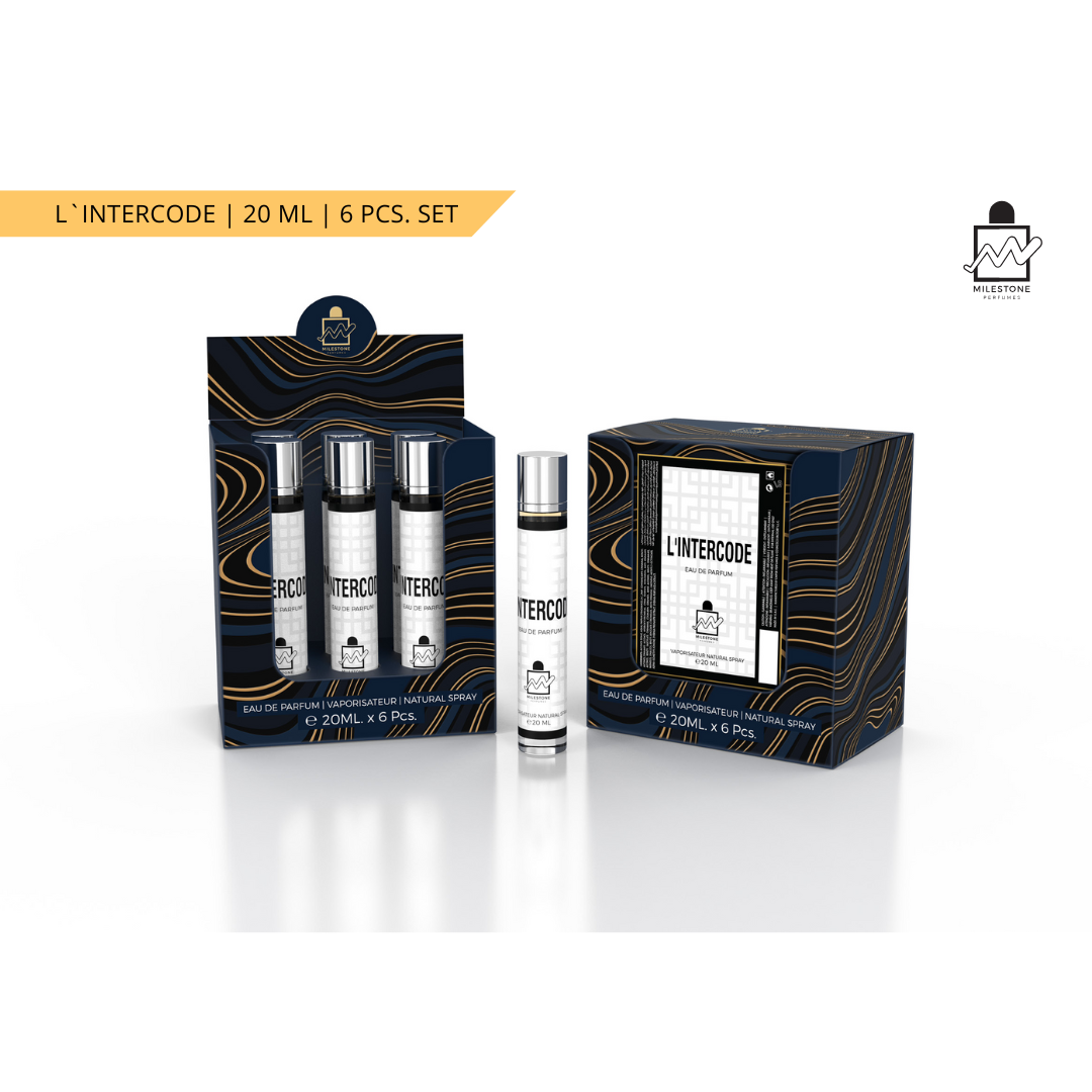 Milestone L'Intercode – Portable Travel Mini Fruity Floral Perfume 20ML