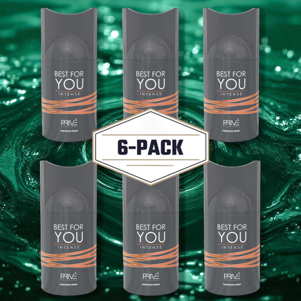 PRIVE BEST FOR YOU INTENSE 250ML Deodorant – 6 Pack