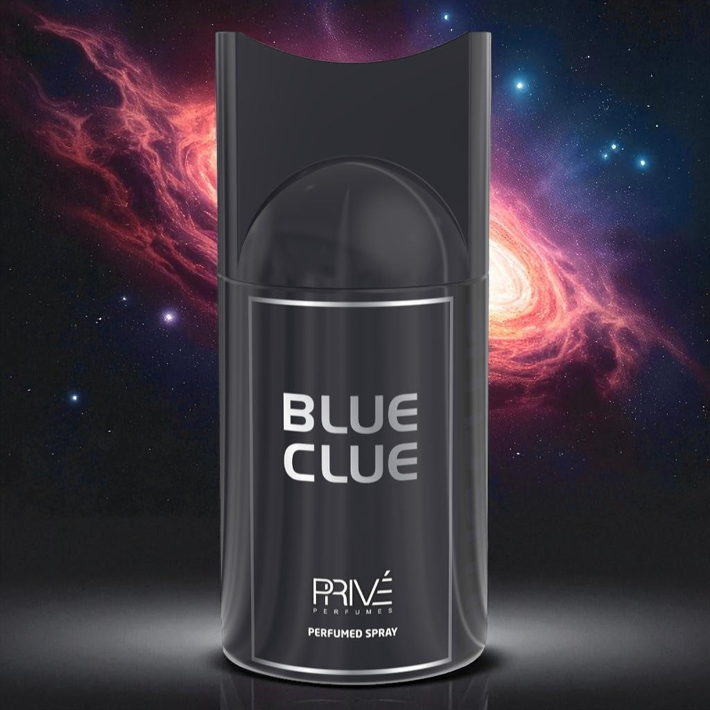 PRIVE BLUE CLUE Perfume Deodorant 250ML – 6 Pack