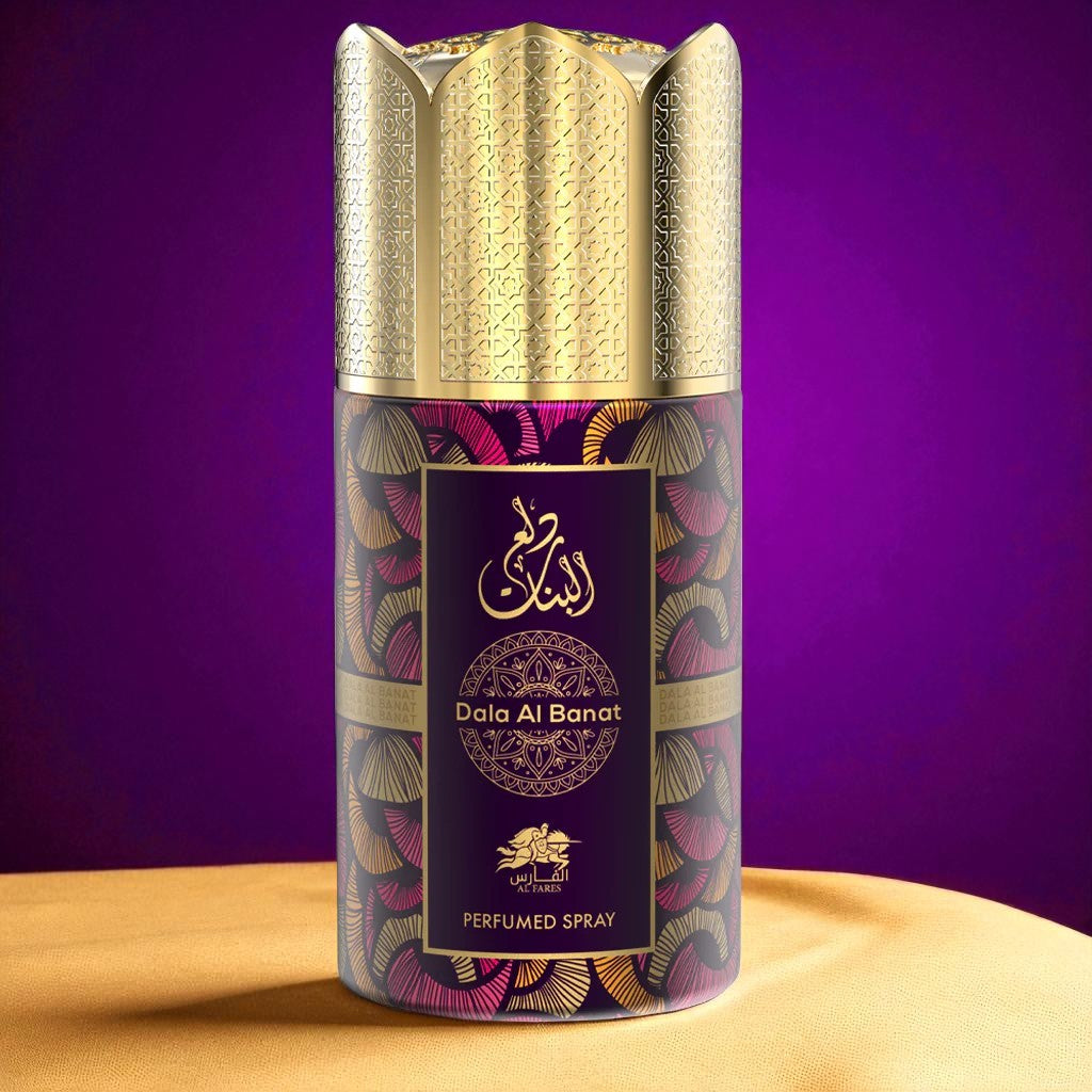 AL FARES Dala Al Banat Perfume Deodorant 250ml 6x PACK