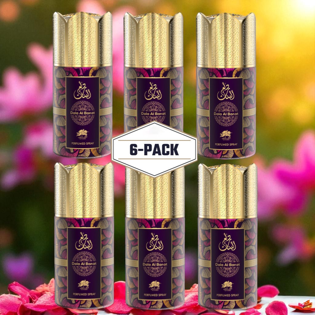 AL FARES DALA AL BANAT Perfume Deodorant 250ML – 6 Pack