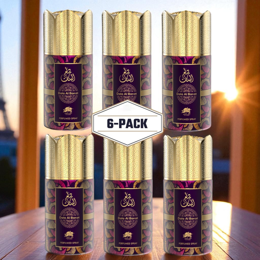 AL FARES DALA AL BANAT Perfume Deodorant 250ML – 6 Pack