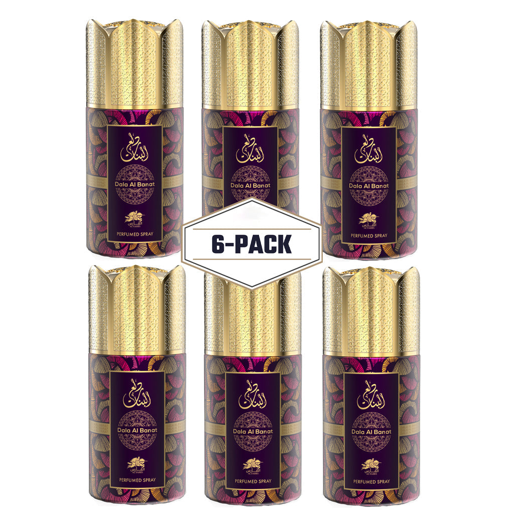 AL FARES DALA AL BANAT Perfume Deodorant 250ML – 6 Pack
