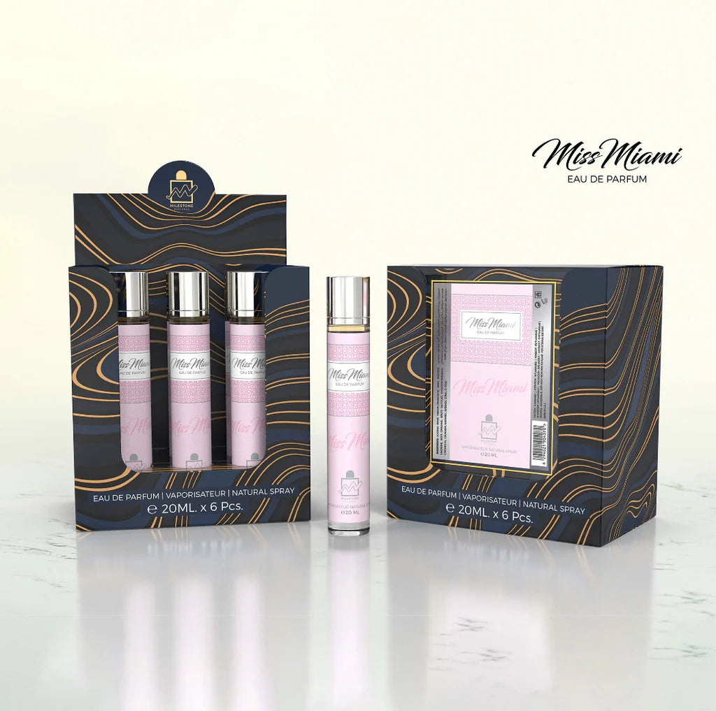 EMPER Miss Miami Eau De Parfum 5x 20ml Plus 1 Free Tester