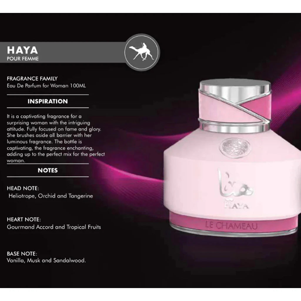 LE CHAMEAU Haya (Pour Femme) 100ML Eau De Parfum