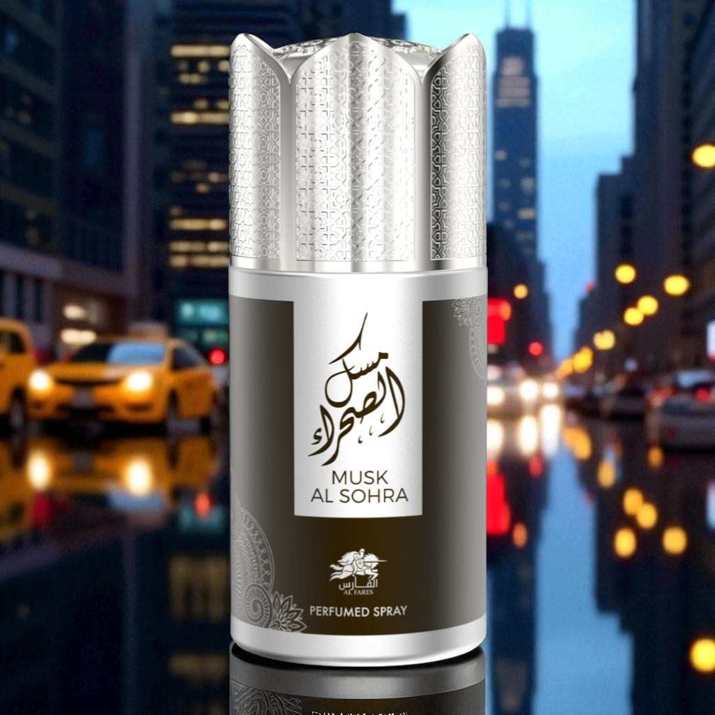 AL FARES MUSK AL SOHRA Perfume Deodorant 250ML – 6 Pack