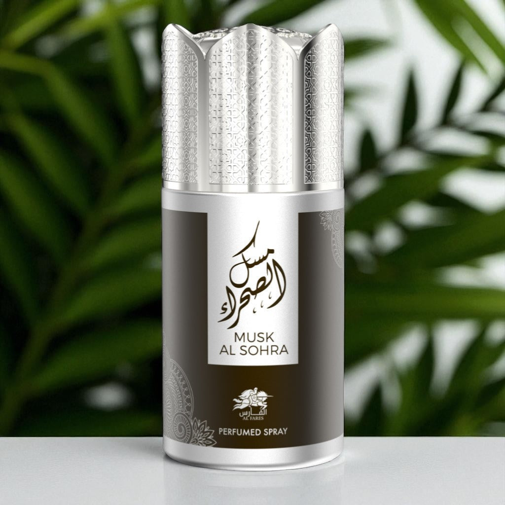 AL FARES MUSK AL SOHRA Perfume Deodorant 250ML – 6 Pack