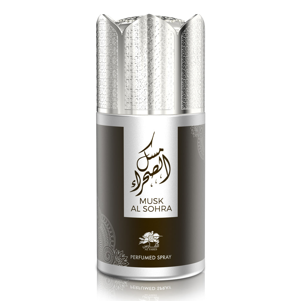 AL FARES MUSK AL SOHRA Perfume Deodorant 250ML – 6 Pack