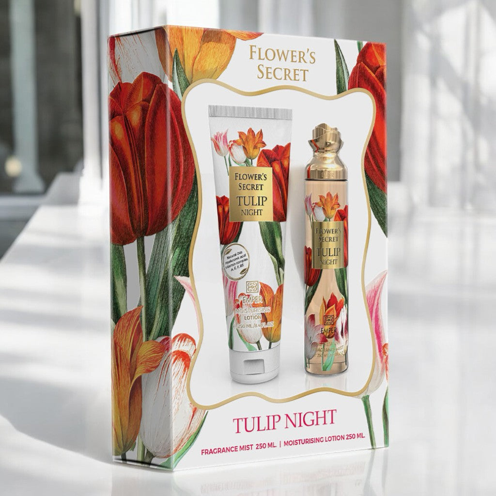 EMPER Gift Set Flower'S Secret Tulip Night