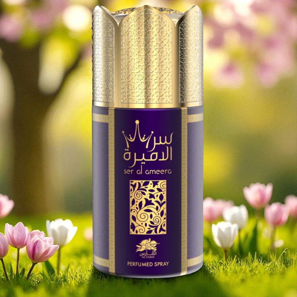 AL FARES SER AL AMEERA Perfume Deodorant 250ML – 6 Pack