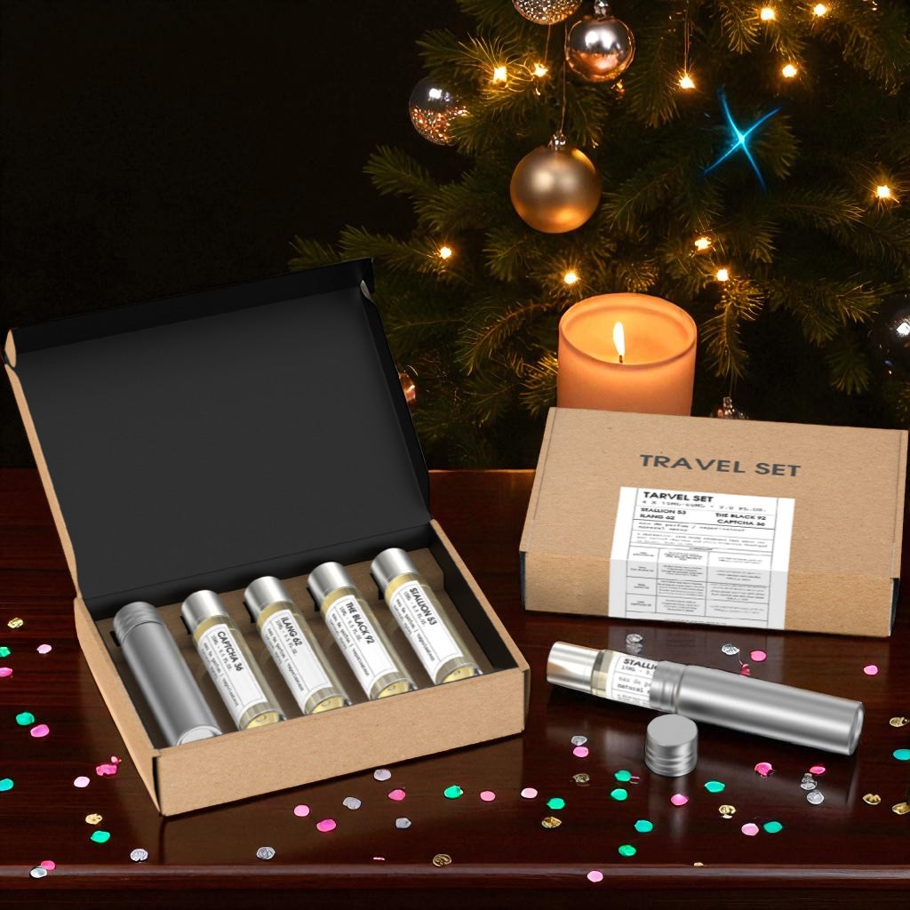 EMPER TRAVEL SET for Men Luxury Handcrafted Fragrance Kit (4 x 15ml EDP)