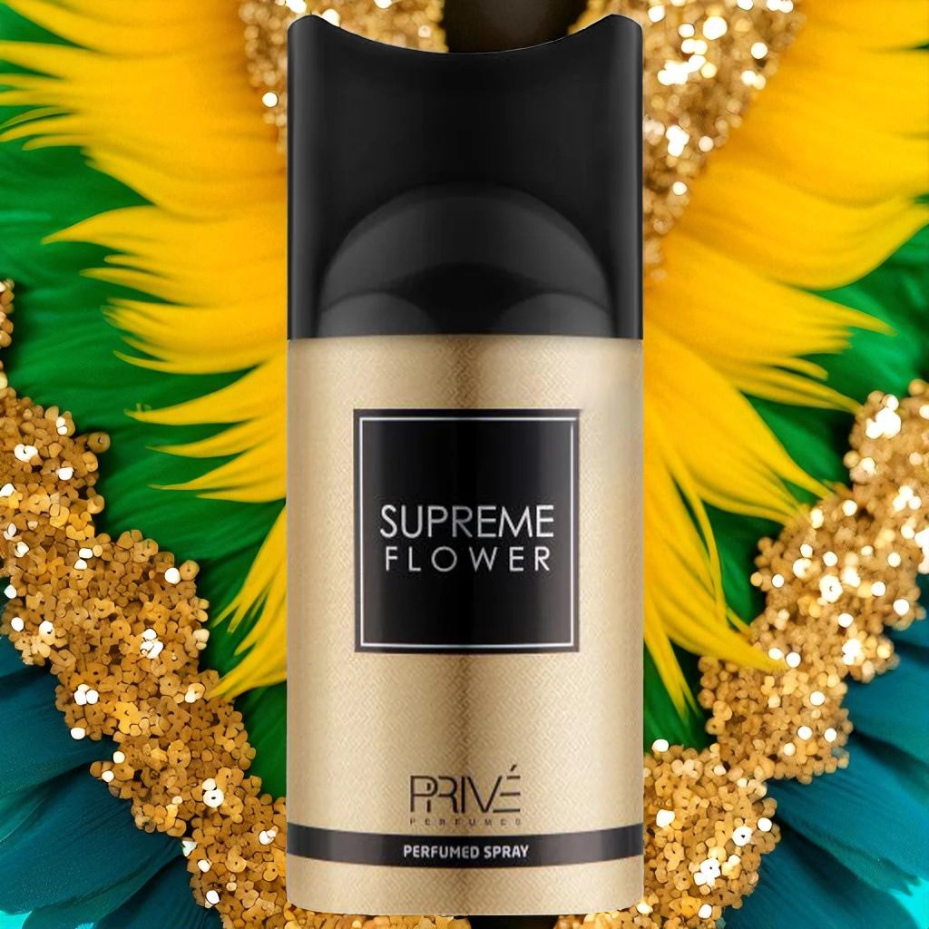 PRIVE Supreme Flower Perfume Deodorant 250ml 6x PACK