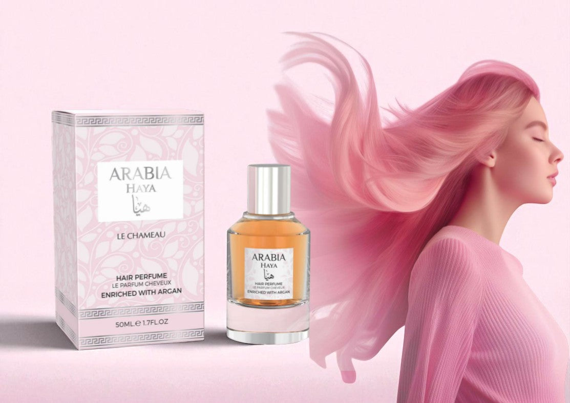 LE CHAMEAU Arabia Haya Hair Perfume – Infused with Argan Oil (50ML)