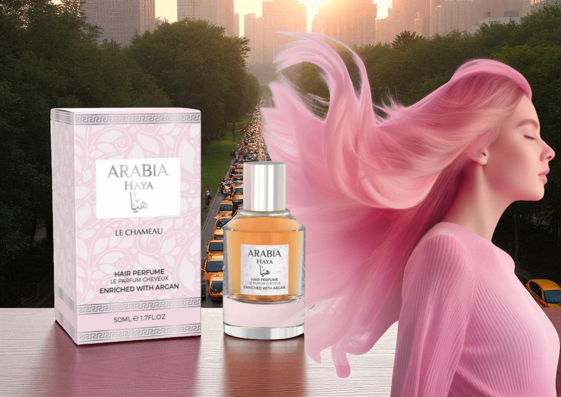 LE CHAMEAU Arabia Haya Hair Perfume – Infused with Argan Oil (50ML)