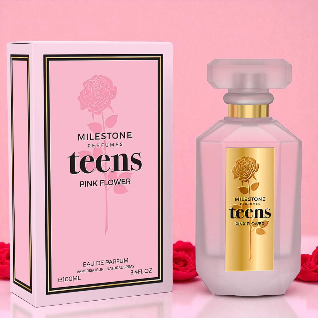 MILESTONE Teens Pink Flower (Pour Femme) 100ML EDP