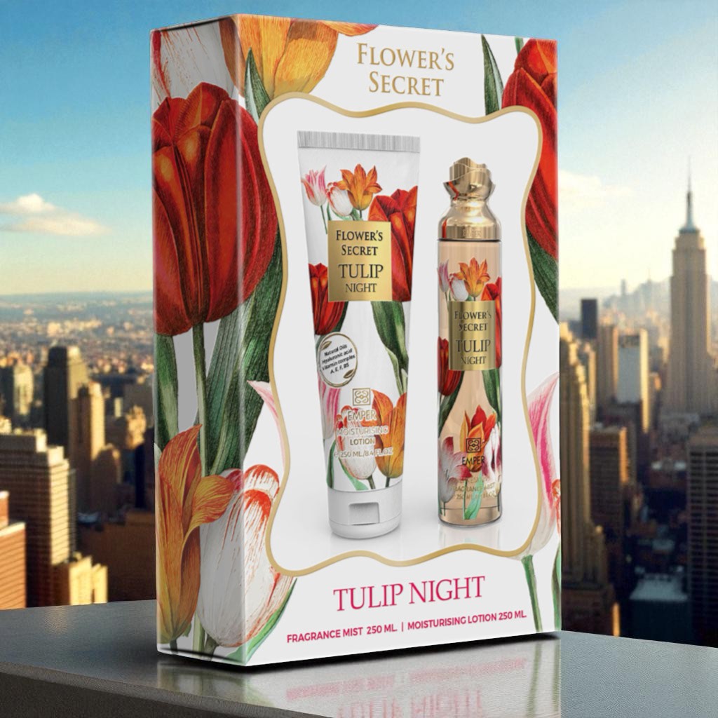 EMPER Gift Set Flower'S Secret Tulip Night