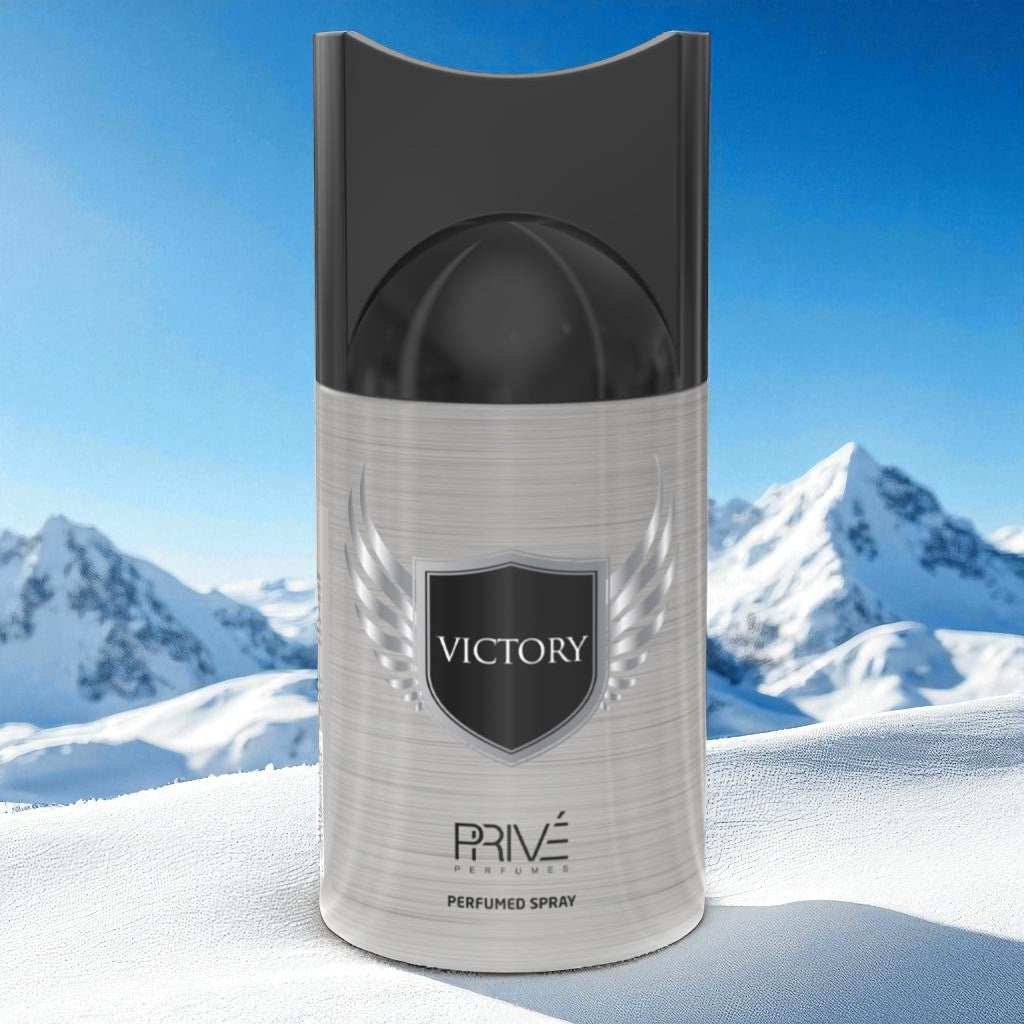 PRIVE VICTORY Perfume Deodorant 250ML – 6 Pack