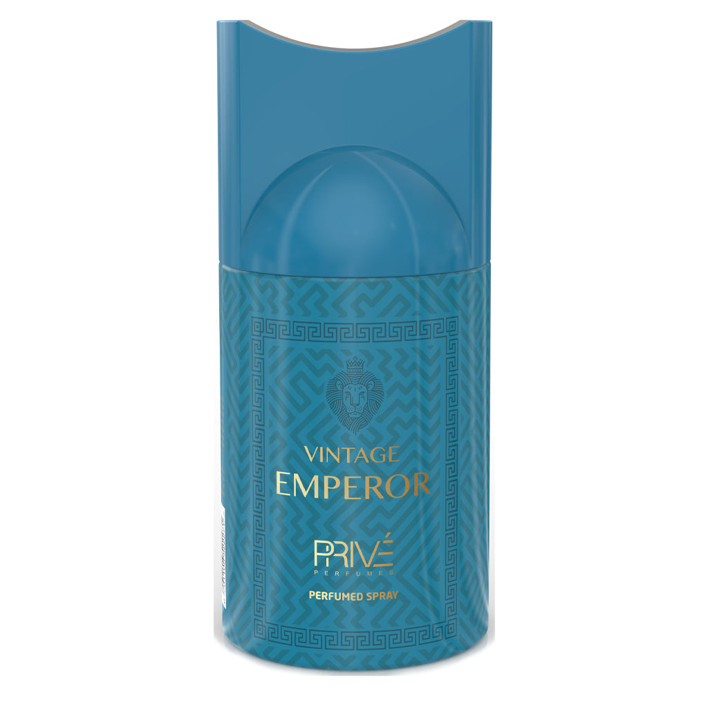 PRIVE VINTAGE EMPEROR Perfume Deodorant 250ML – 6 Pack