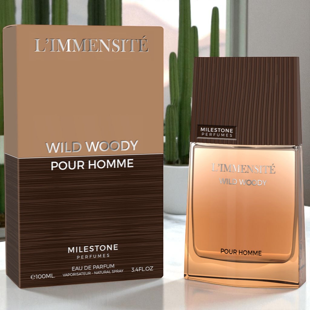 MILESTONE L'IMMENSITE WILD WOODY POUR HOMME 100ML EDP