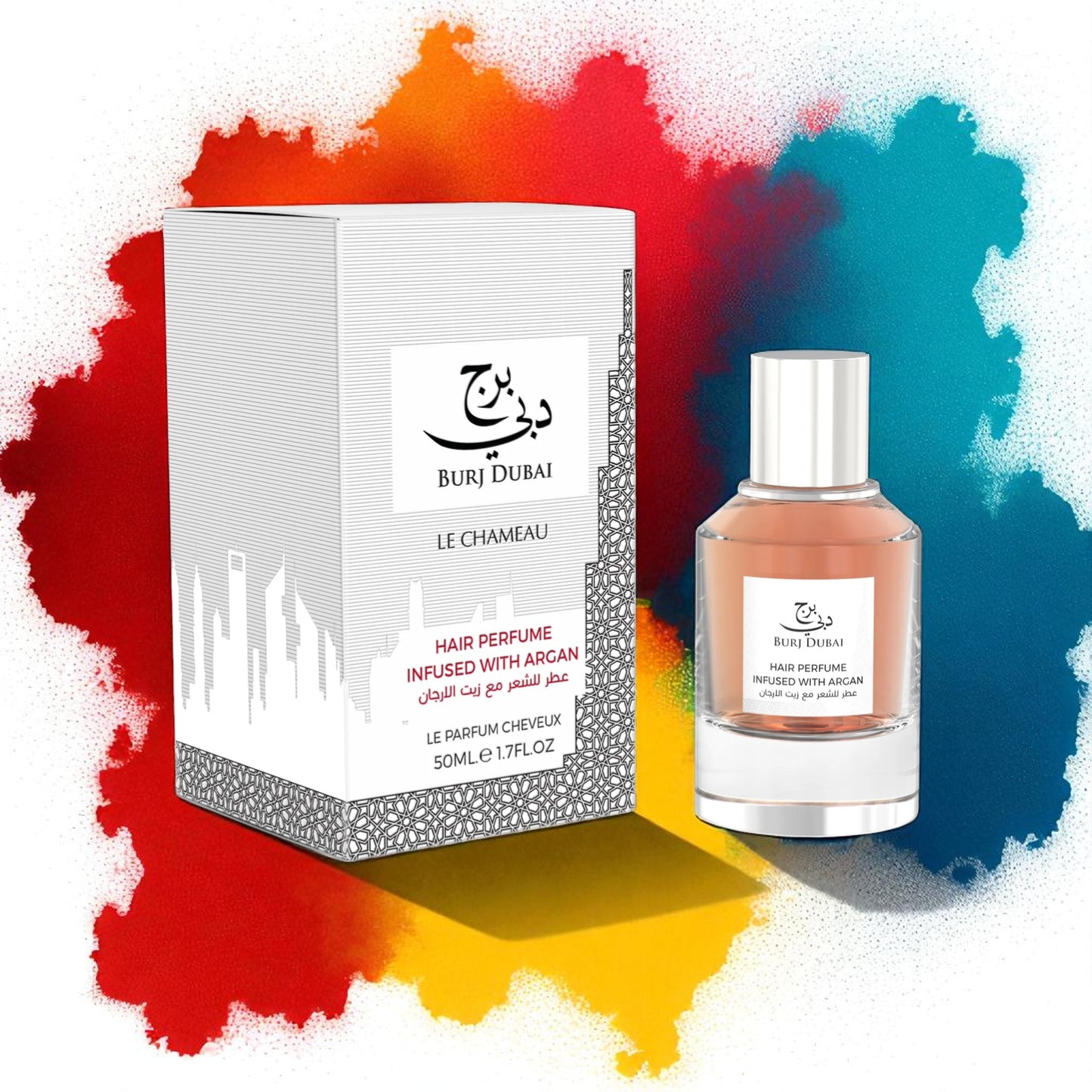 LE CHAMEAU Arabia Burj Dubai Hair Perfume – Infused with Argan Oil (50ML)
