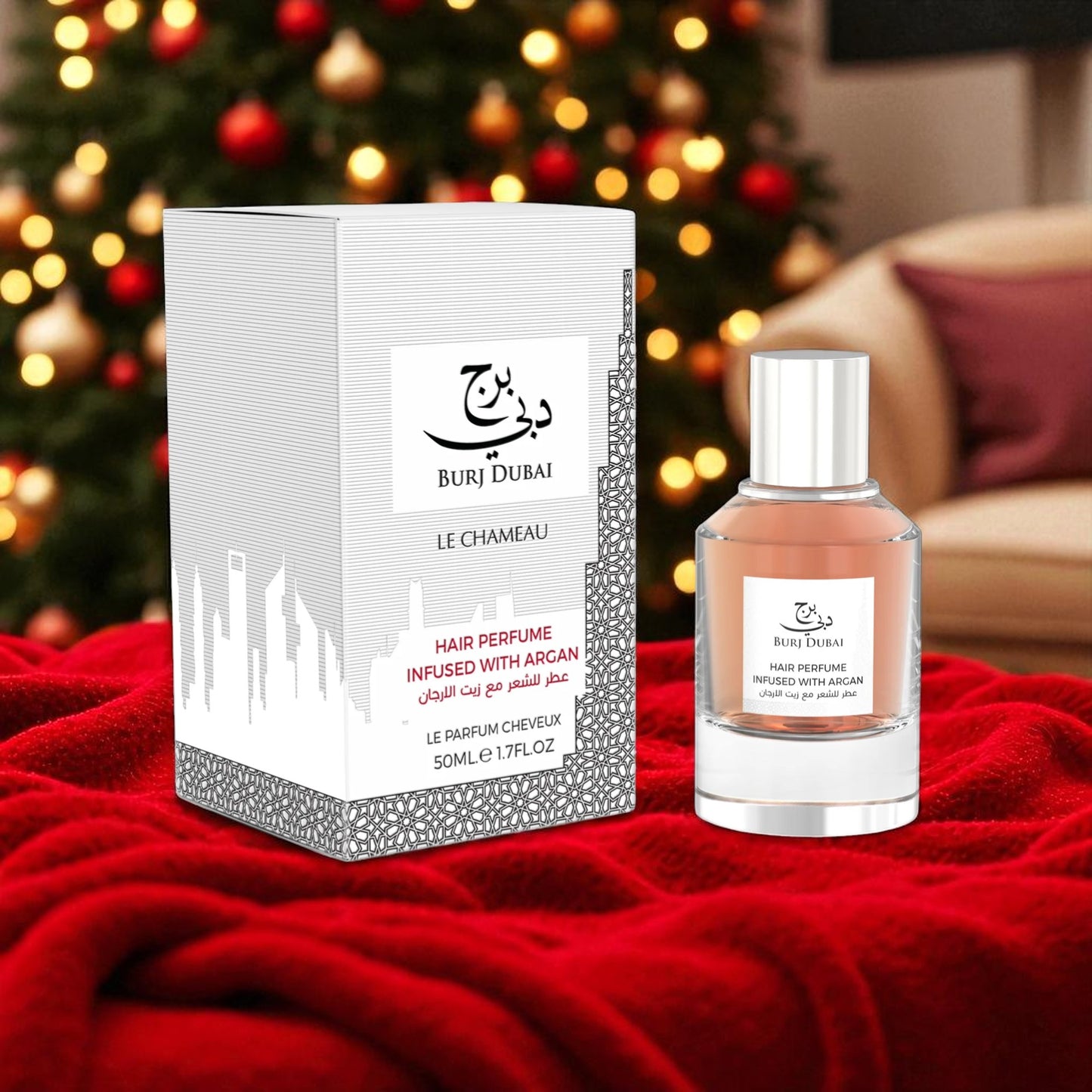 LE CHAMEAU Arabia Burj Dubai Hair Perfume – Infused with Argan Oil (50ML)