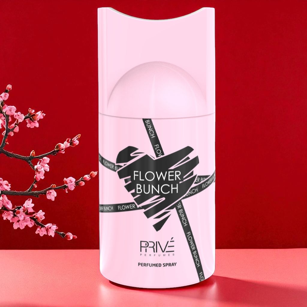 PRIVE FLOWER BUNCH Perfume Deodorant 250ML – 6 Pack