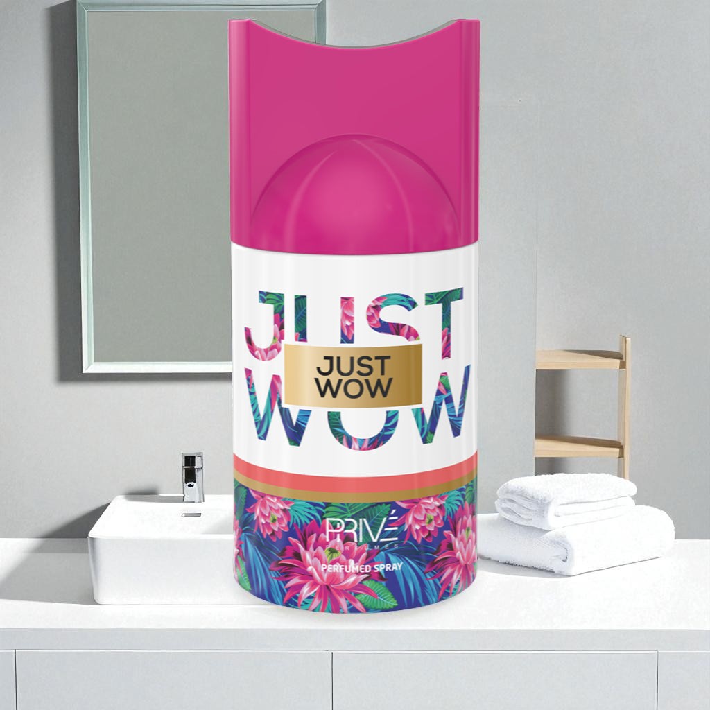 PRIVE JUST WOW Perfume Deodorant 250ML – 6 Pack