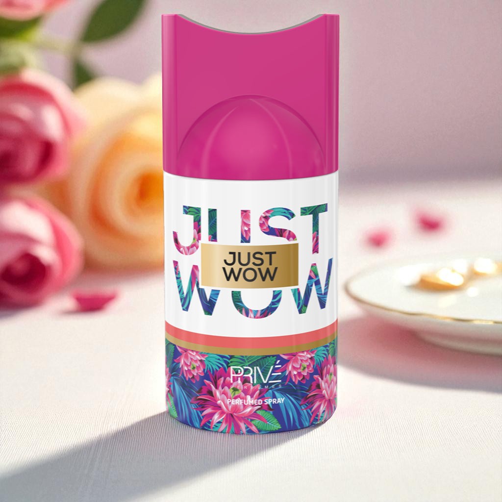 PRIVE JUST WOW Perfume Deodorant 250ML – 6 Pack