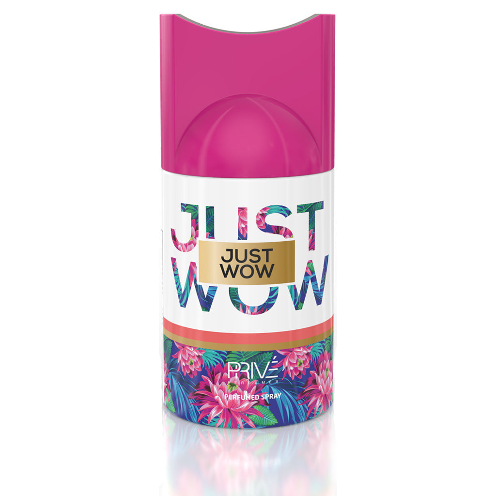 PRIVE JUST WOW Perfume Deodorant 250ML – 6 Pack