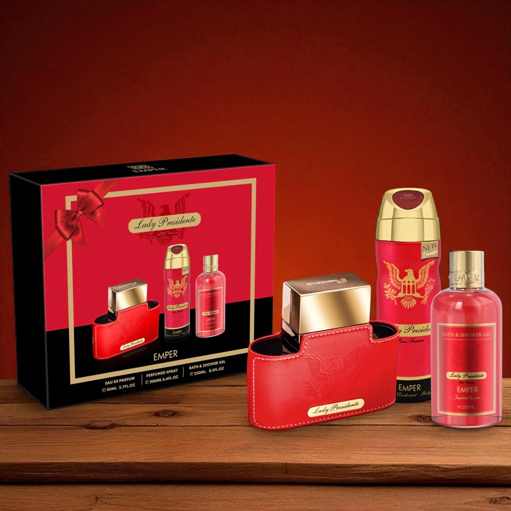 Lady President 3 in 1 Gift Set By Emper