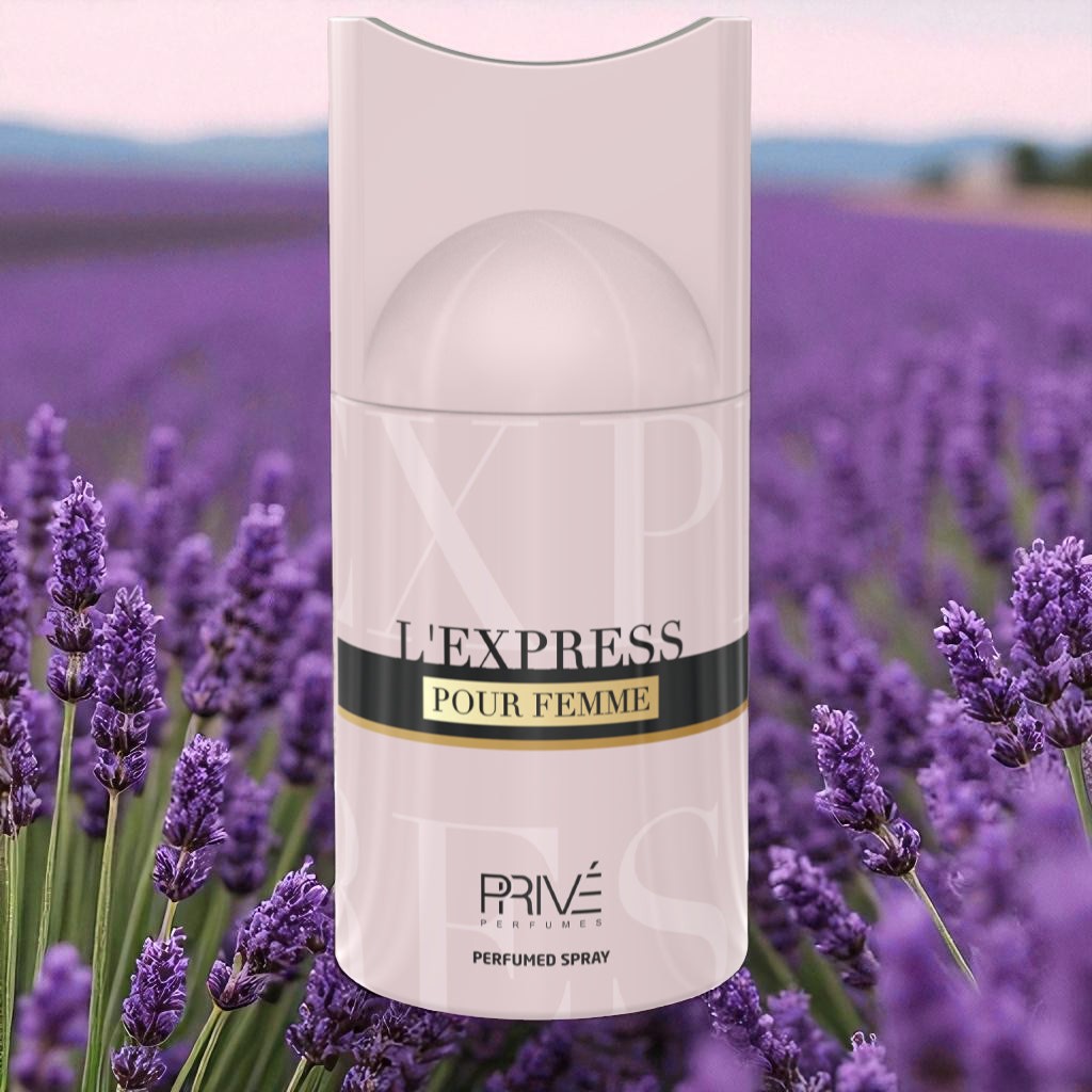 PRIVE L'EXPRESS Perfume Deodorant 250ML – 6 Pack