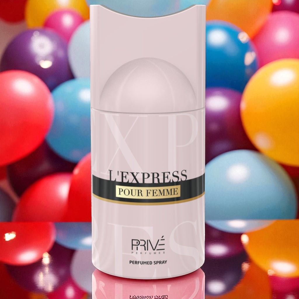 PRIVE L'EXPRESS Perfume Deodorant 250ML – 6 Pack