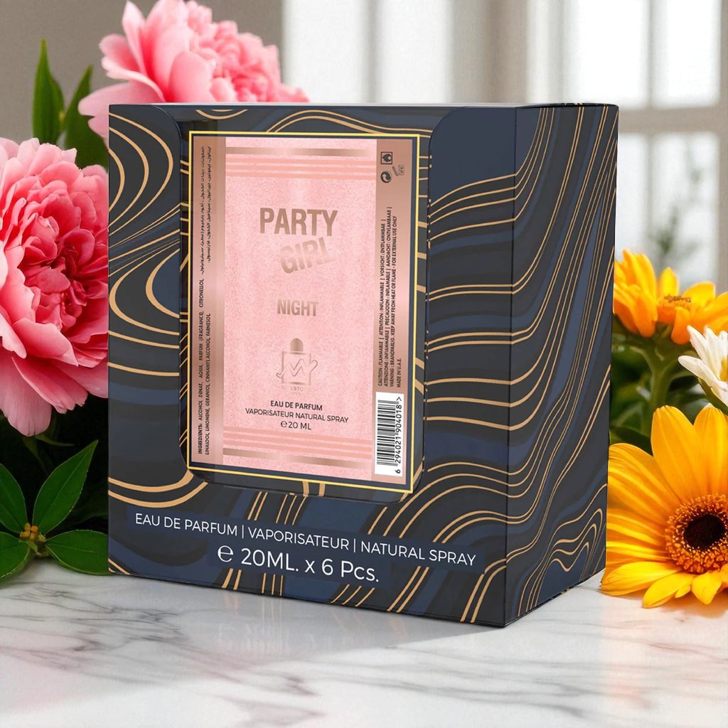 MILESTONE Party Girl Night (Pour Femme) Eau De Parfum 5x 20ml Plus 1 Free Tester