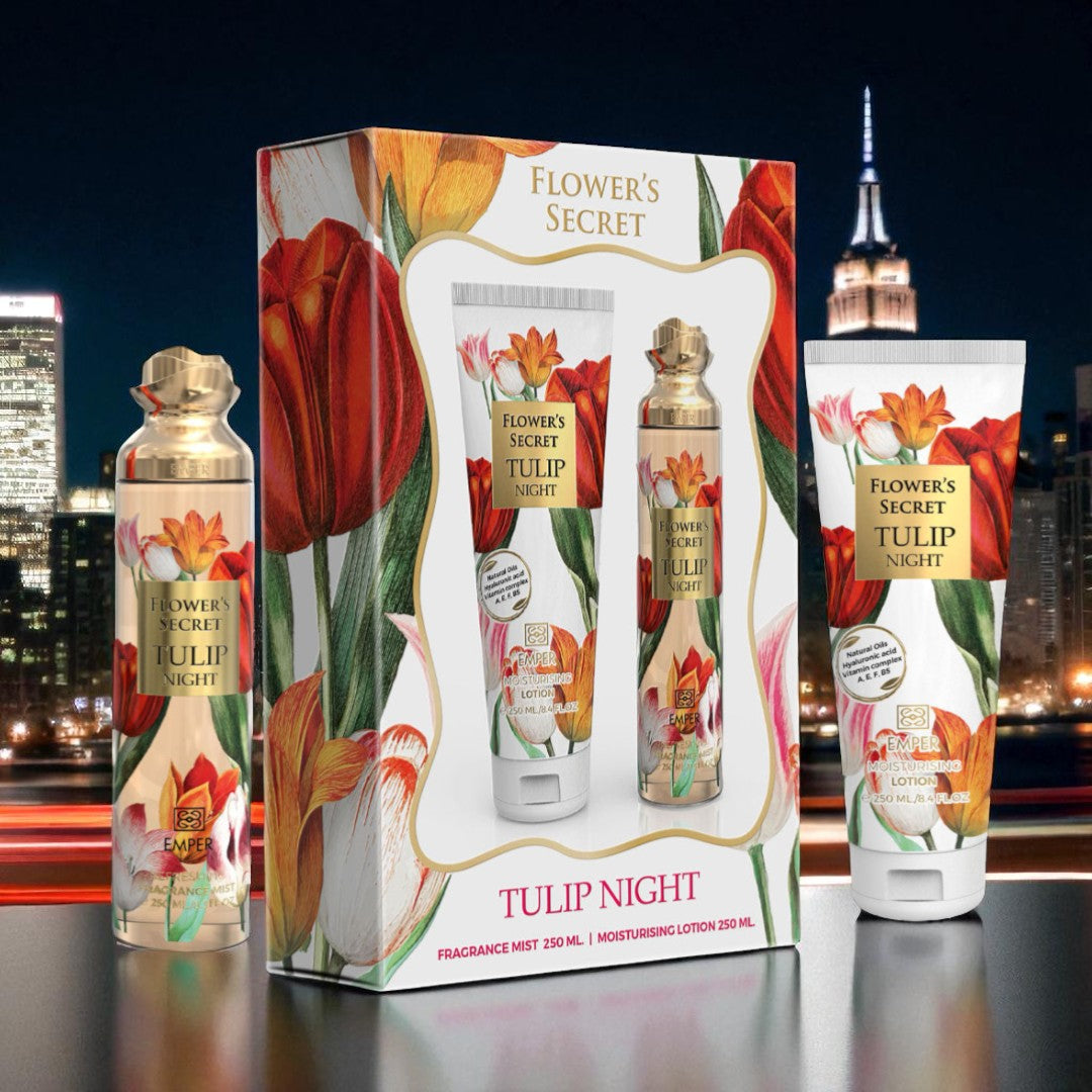 EMPER Gift Set Flower'S Secret Tulip Night