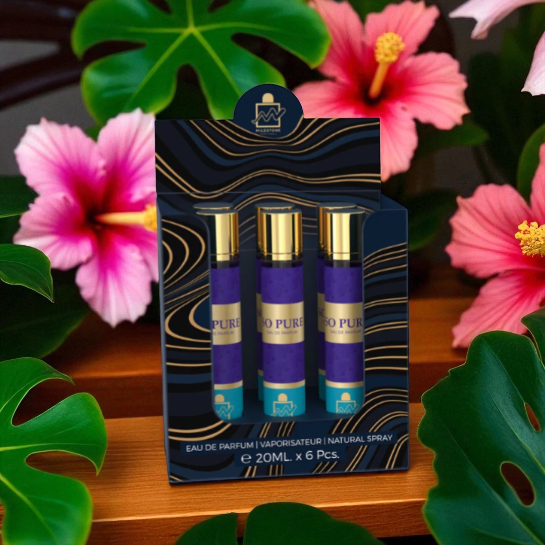 Milestone So Pure Eau De Parfum 5x 20ml Plus 1 Free Tester