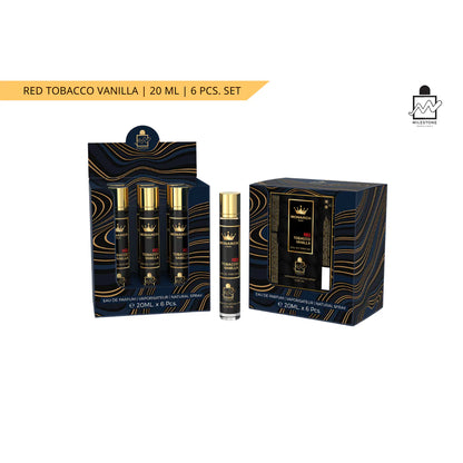 Milestone Red Tobacco Vanilla Eau De Parfum 5x 20ml Plus 1 Free Tester