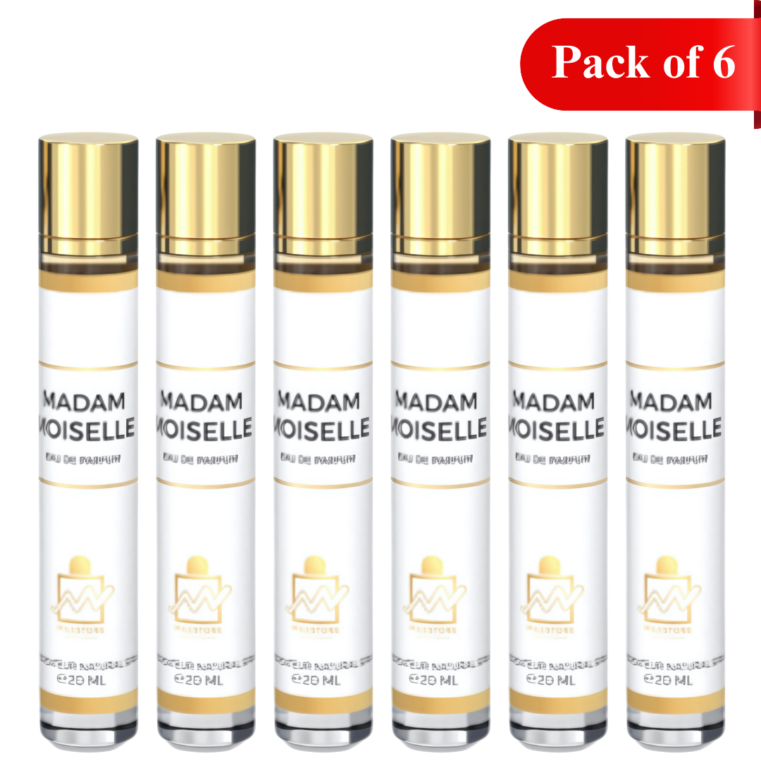 Milestone Madam Moiselle – Portable Travel Mini Floral Perfume 20ML