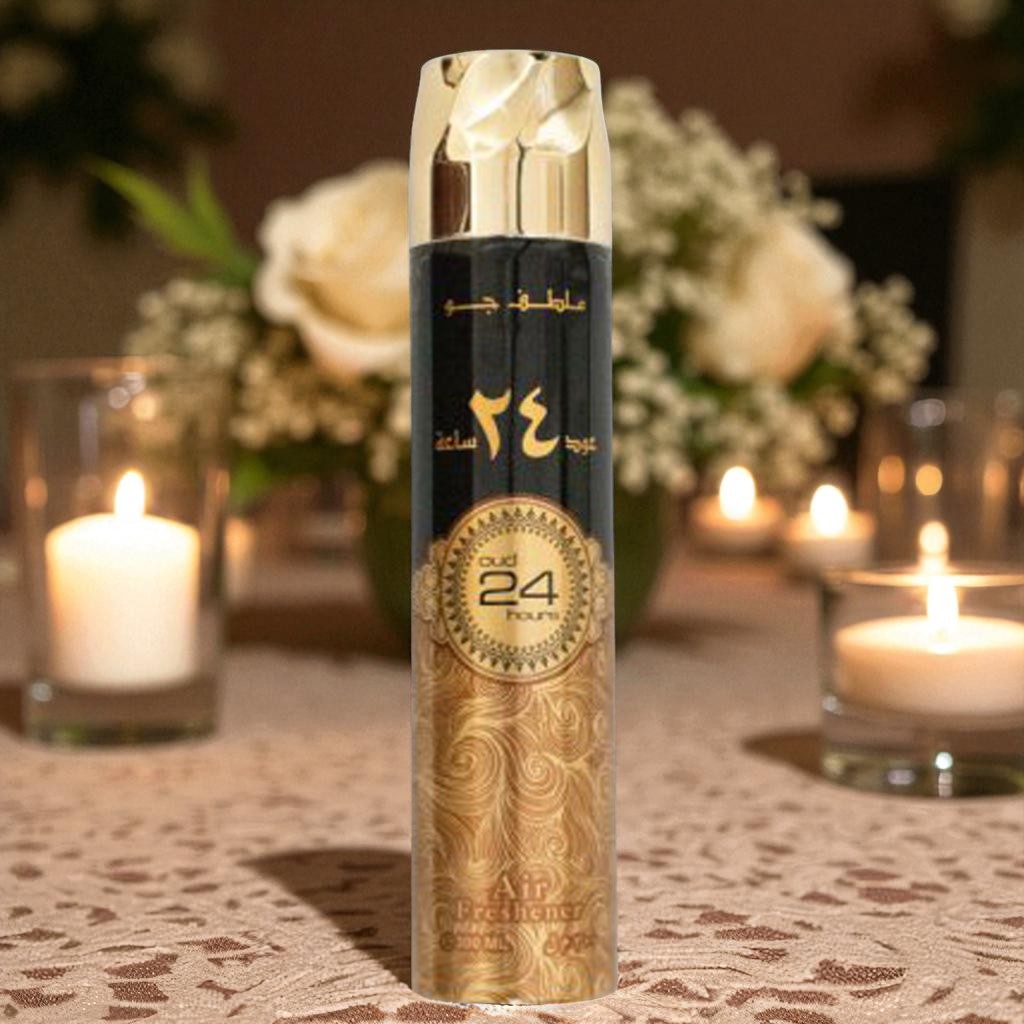 Air Freshener Oud 24 Hours 300ml By Ard Al Zaafaran  6x PACK (6 units)