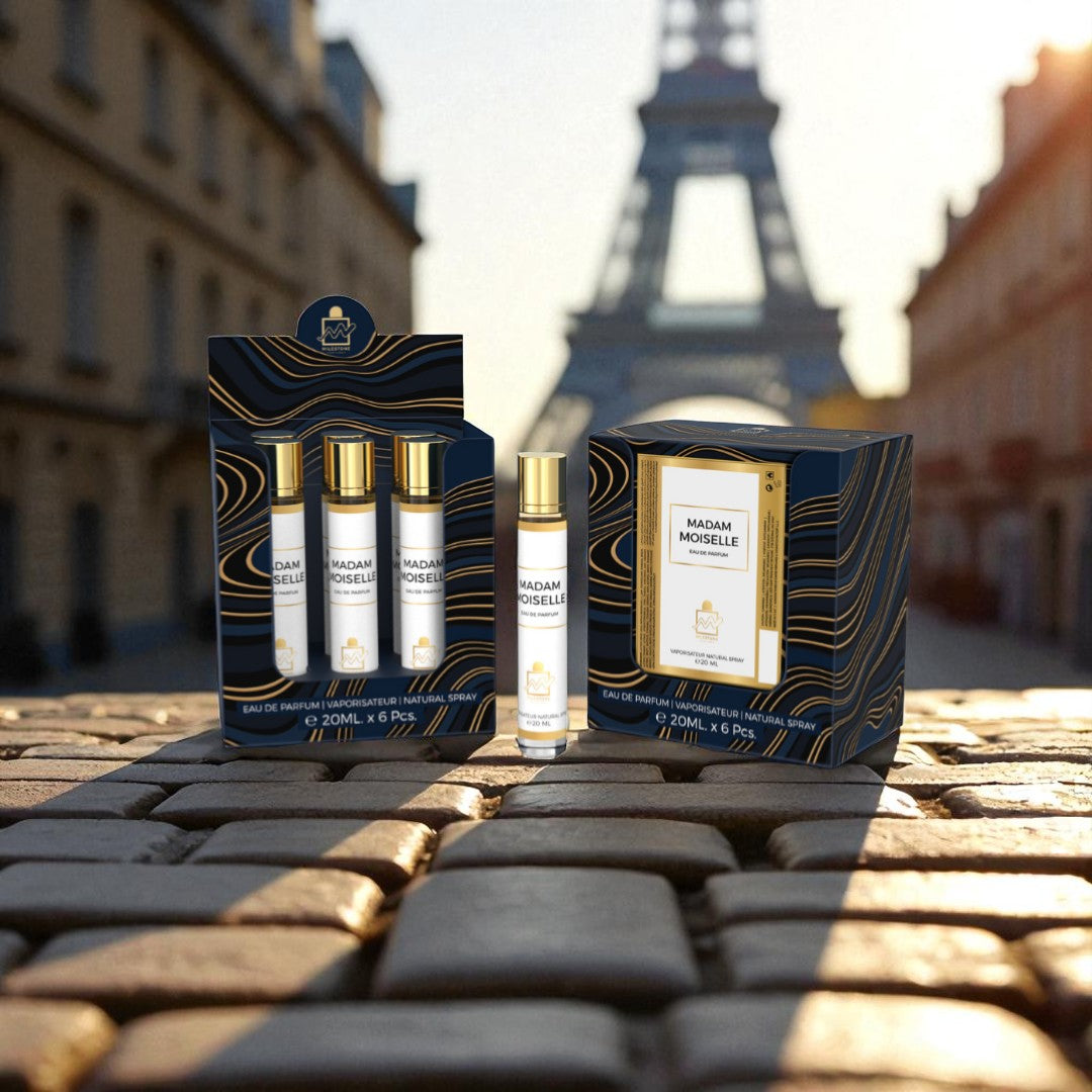 Milestone Madam Moiselle – Portable Travel Mini Floral Perfume 20ML