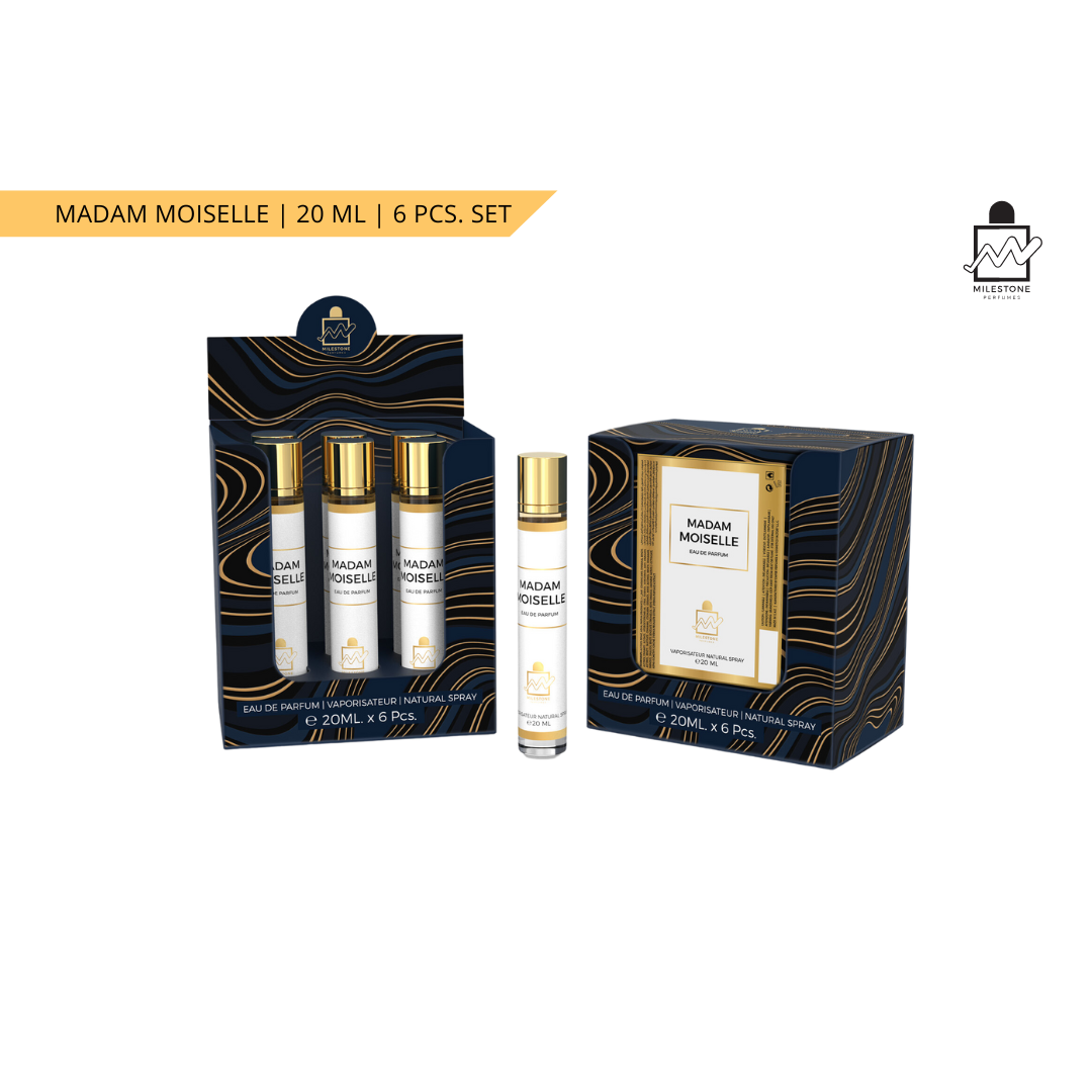 Milestone Madam Moiselle – Portable Travel Mini Floral Perfume 20ML