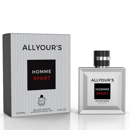 MILESTONE All Yours Homme Sport (Pour Homme) 100ML EDP