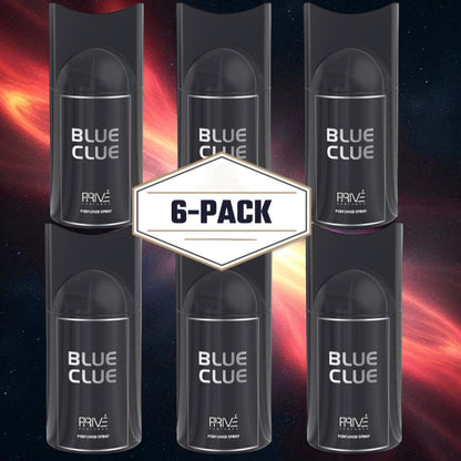 PRIVE BLUE CLUE Perfume Deodorant 250ML – 6 Pack