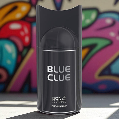 PRIVE BLUE CLUE Perfume Deodorant 250ML – 6 Pack