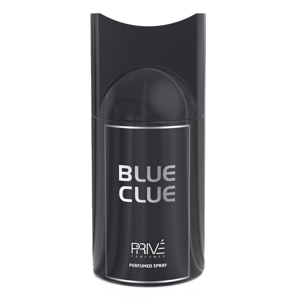 PRIVE BLUE CLUE Perfume Deodorant 250ML – 6 Pack
