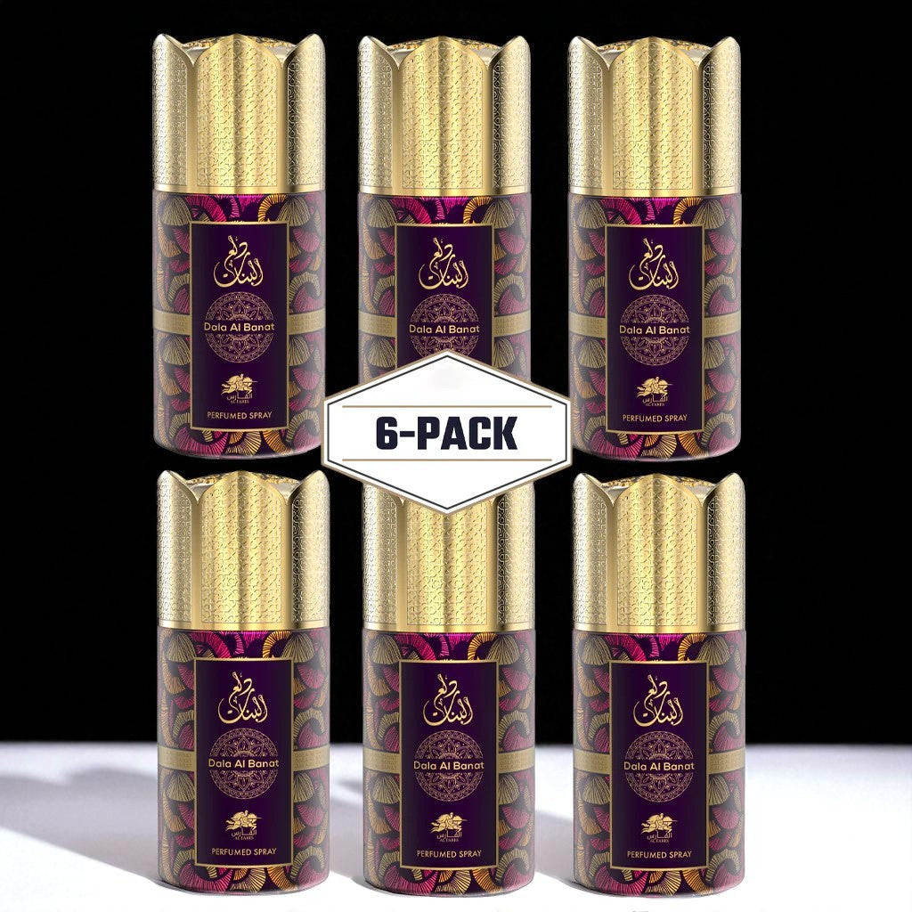 AL FARES Dala Al Banat Perfume Deodorant 250ml 6x PACK